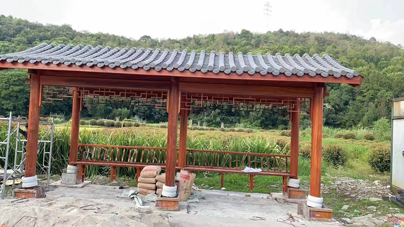 古建小青瓦長(zhǎng)廊